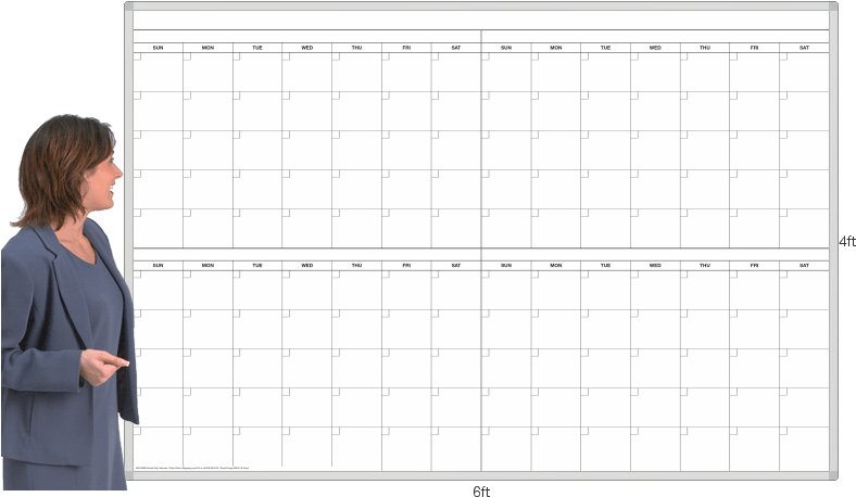 A Calendar With Many Squares