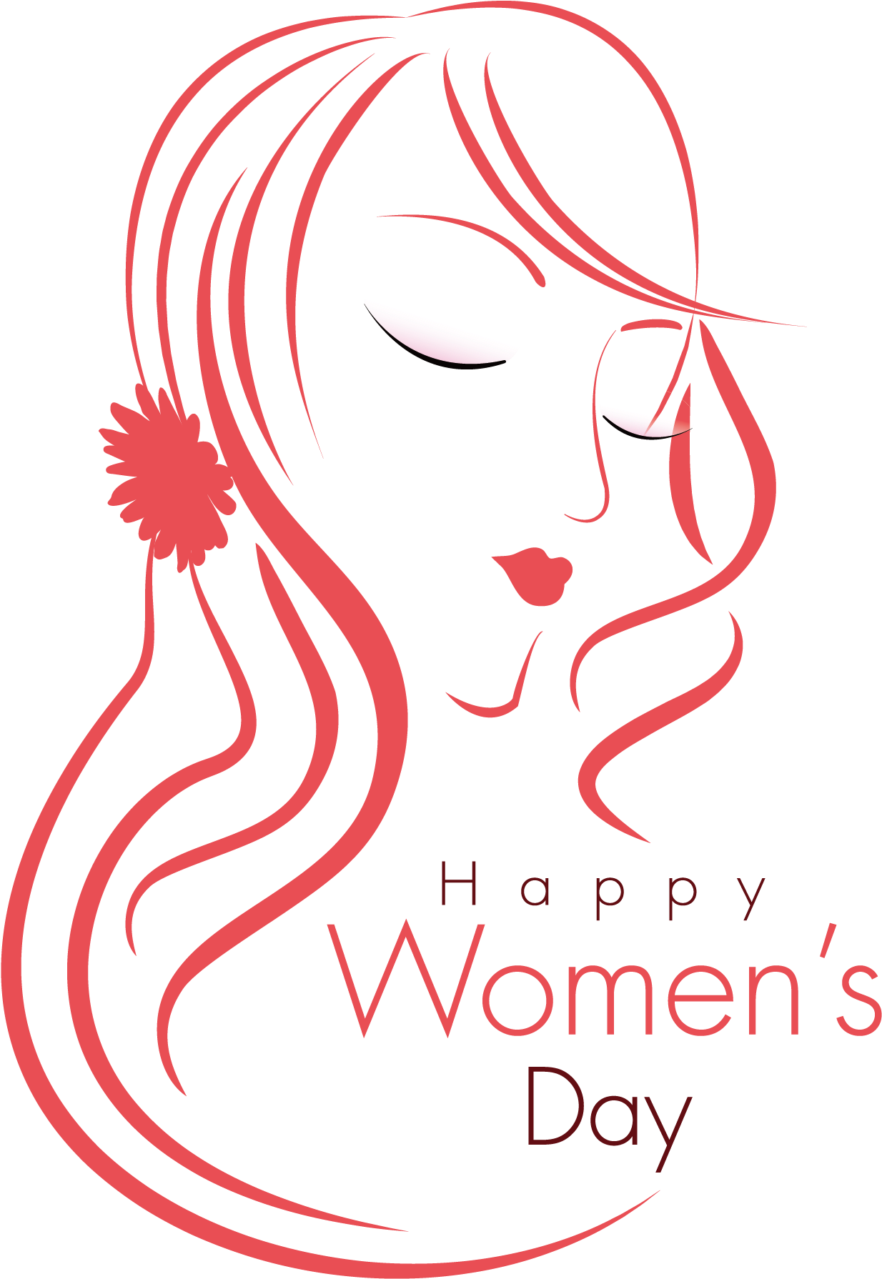Woman March Painted Girls Illustration Hand Vector - International Women's Day, Hd Png Download
