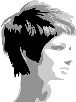 A Profile Of A Person With Short Hair