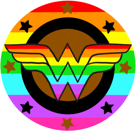 Rainbow Wonder Woman Logo