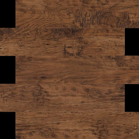 A Wood Grained Surface With Black Squares