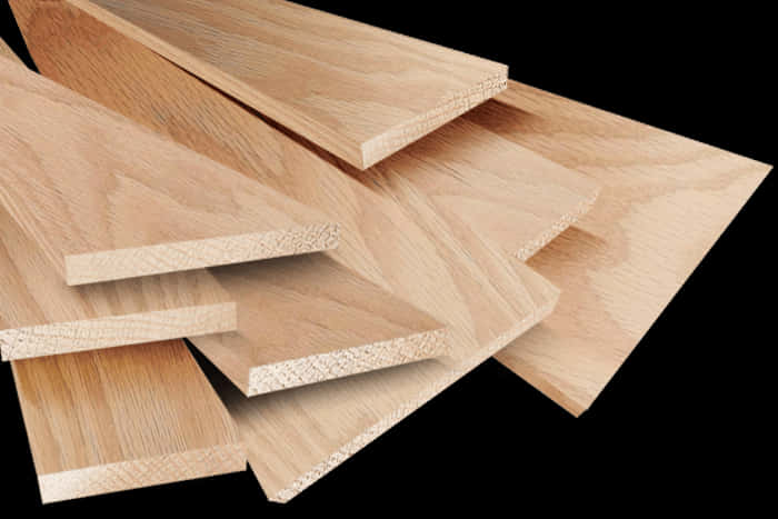 A Pile Of Wood Planks