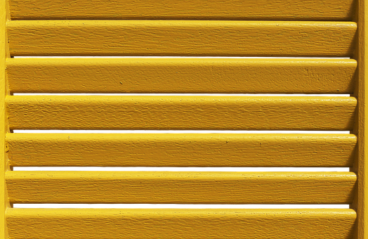 A Yellow Wooden Slats