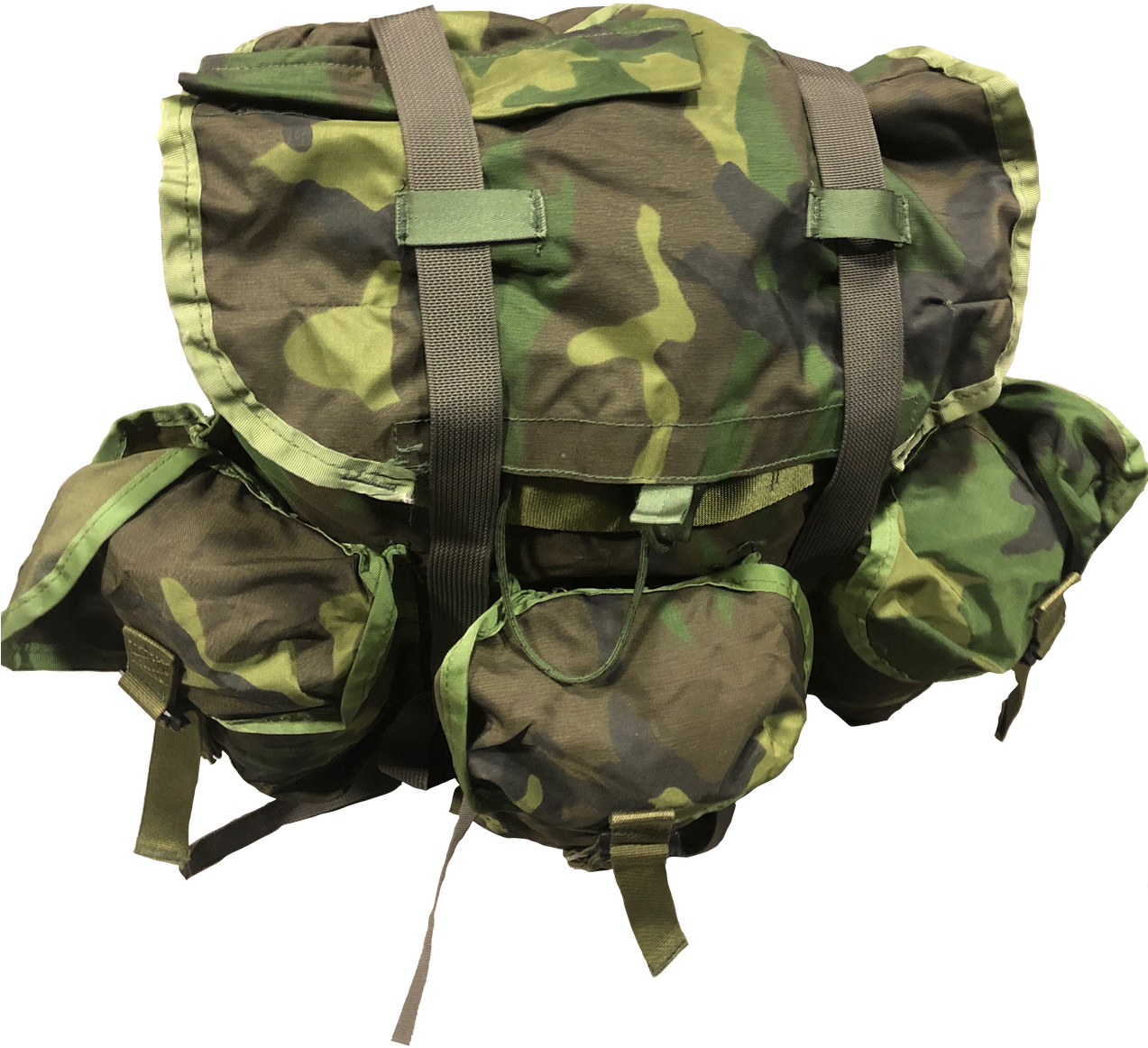 Woodland Camo Medium Radio/alice Pack With Straps - Messenger Bag, Hd Png Download