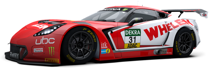 A Red Race Car With A Black Background