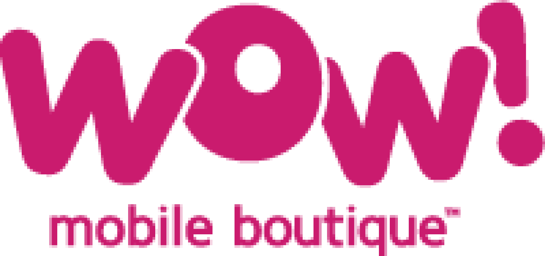 A Pink Logo With Black Background