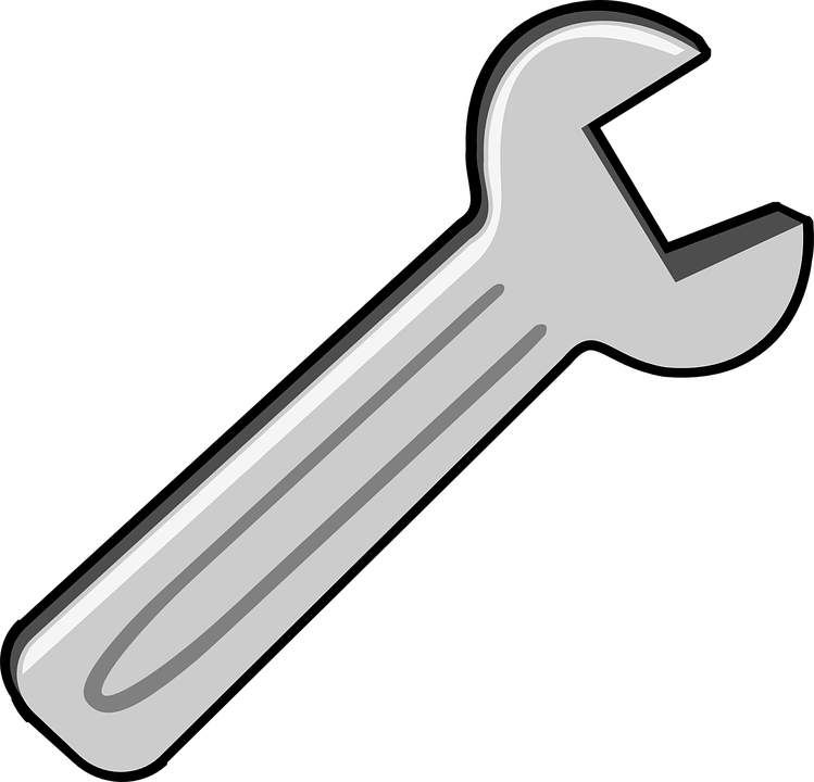 Wrench, Tool, Grey, Mechanic, Handyman - Wrench Clipart, Hd Png Download