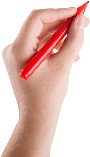 Writing Hand Png 306 X 535