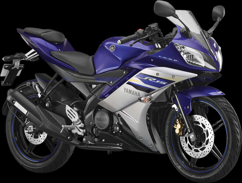 Purple And White Yamaha R15
