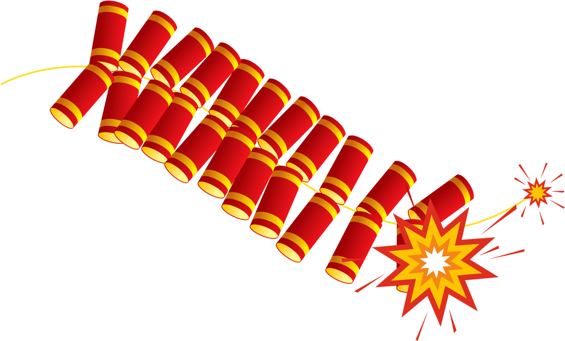 A Firecrackers On A String