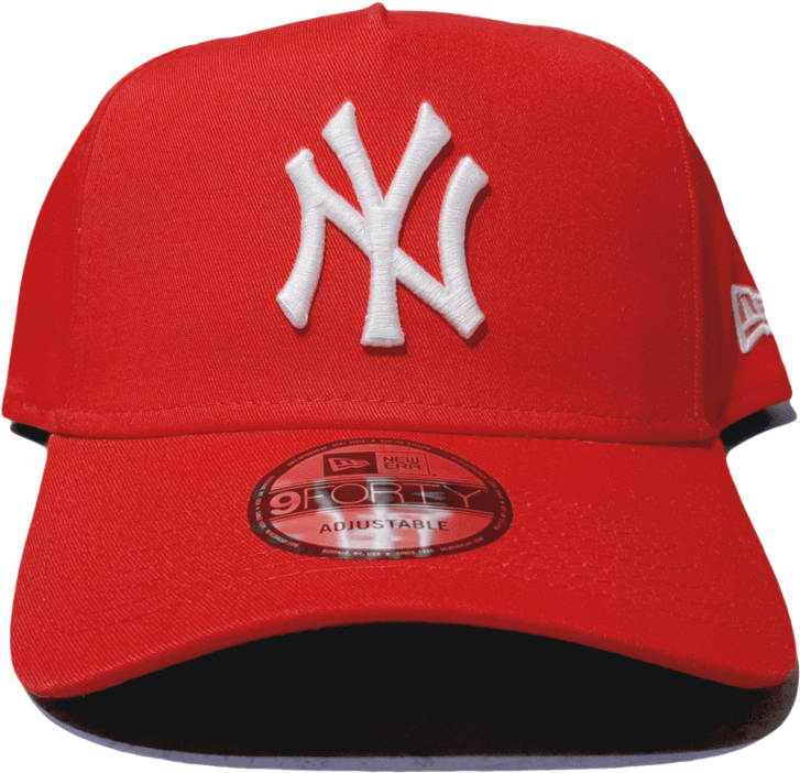 A Red Hat With A White Logo