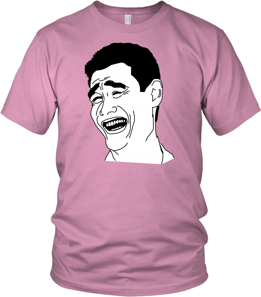 A Pink Shirt With A Man's Face On It