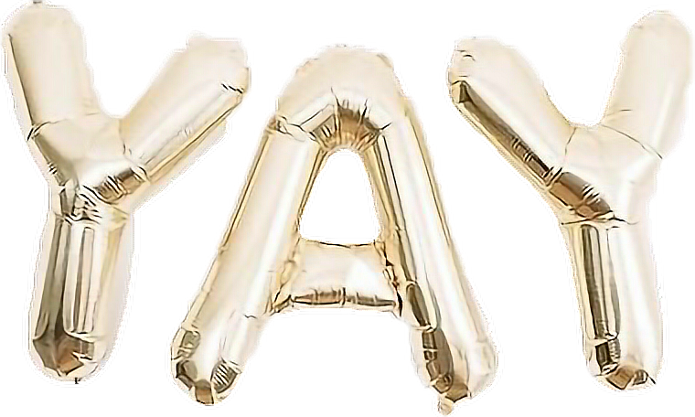 A Gold Foil Balloon In The Shape Of A Letter