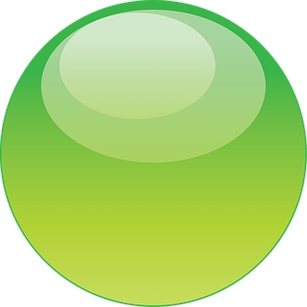 A Green Sphere With Black Background