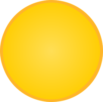 A Yellow Circle With Black Background