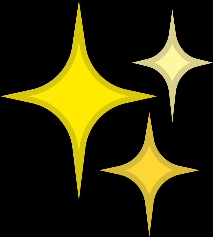 Yellow Sparkles Icon