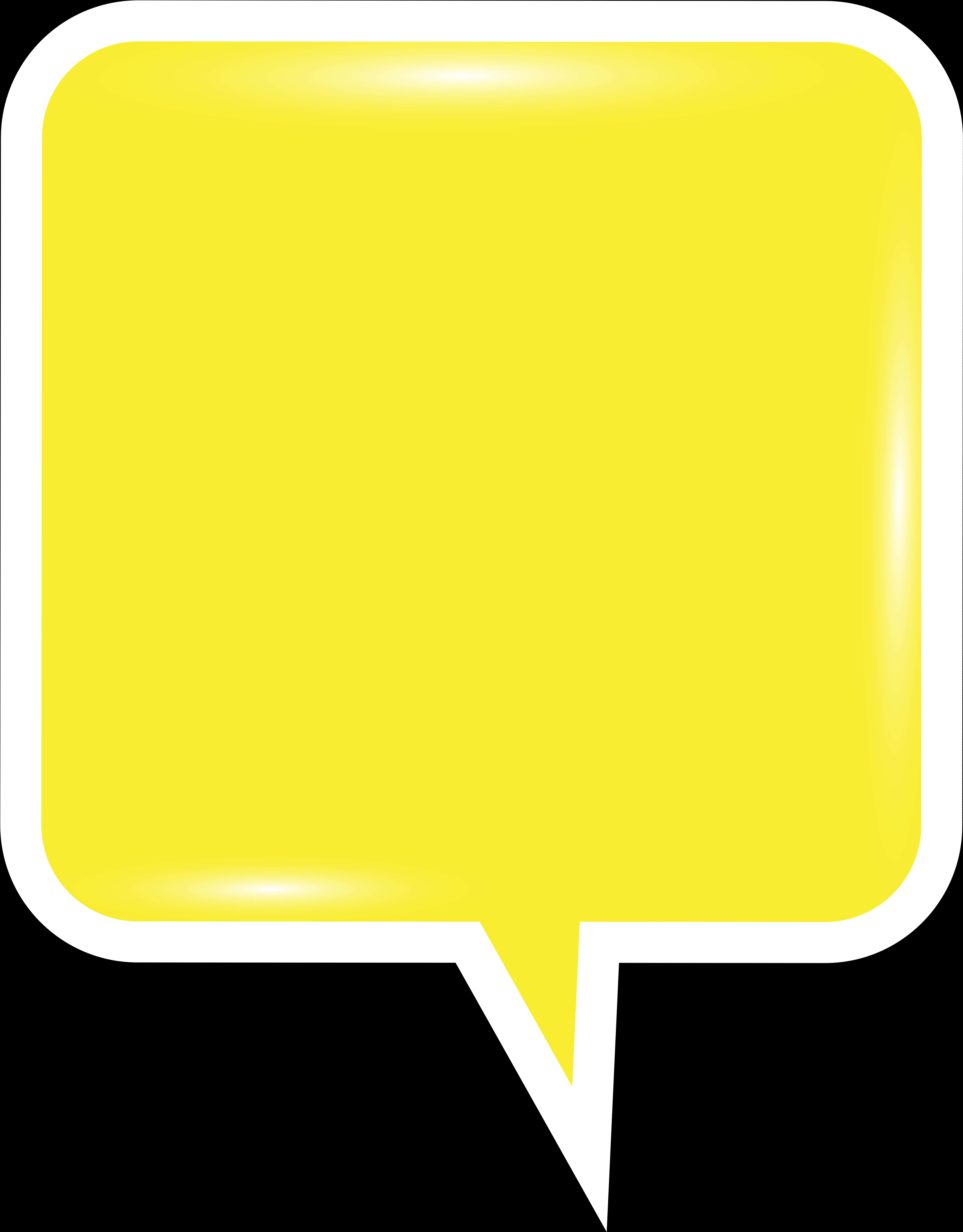 A Yellow Square With White Border