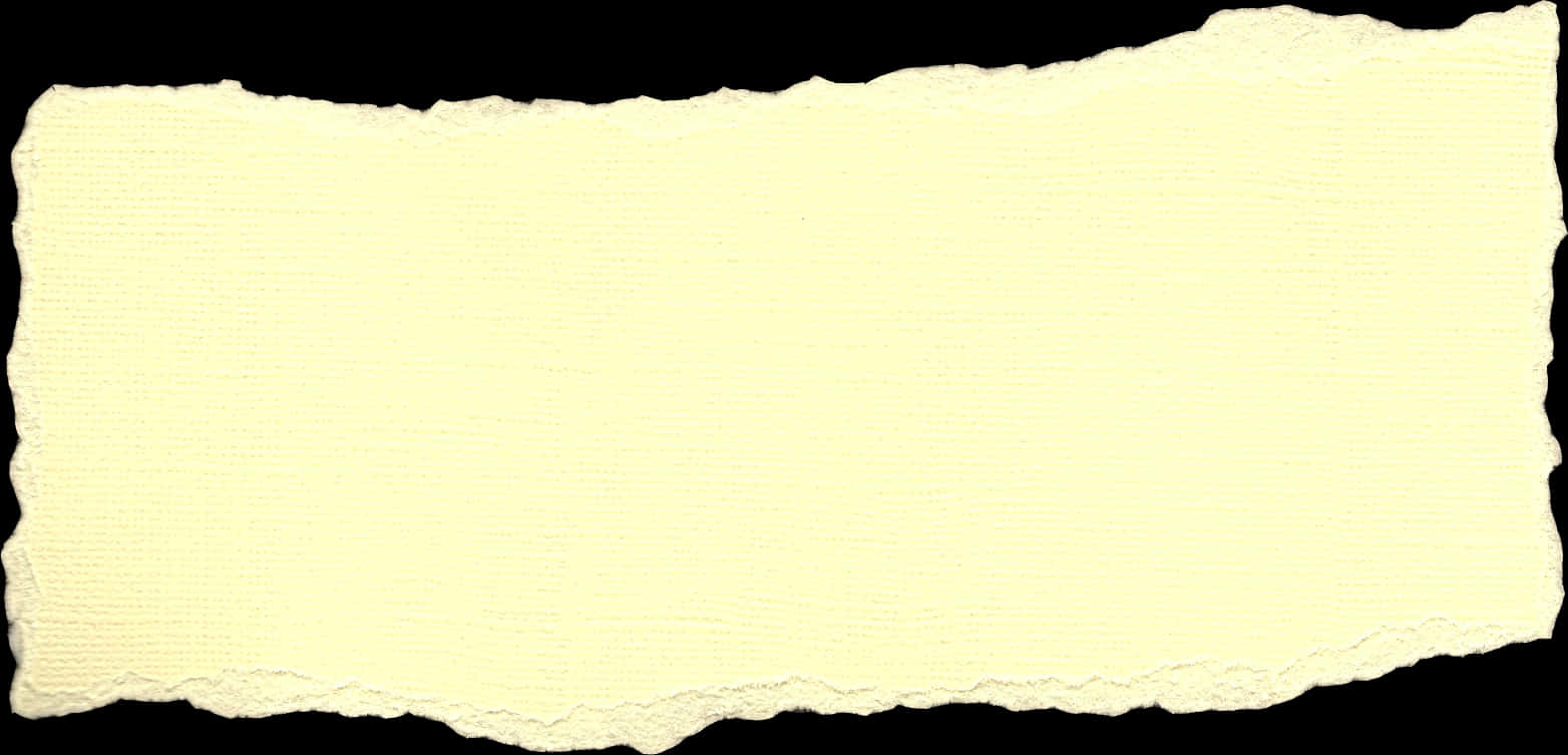 Yellow Strip With Smooth Paper Texture