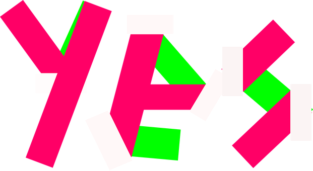 A Group Of Colorful Letters