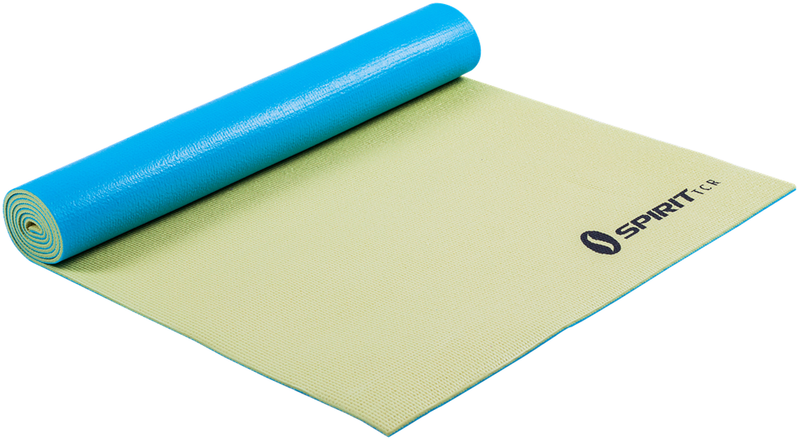 Yoga Mat 24 X 69 X 5mm Lemon/teal - Yoga Mat, Hd Png Download