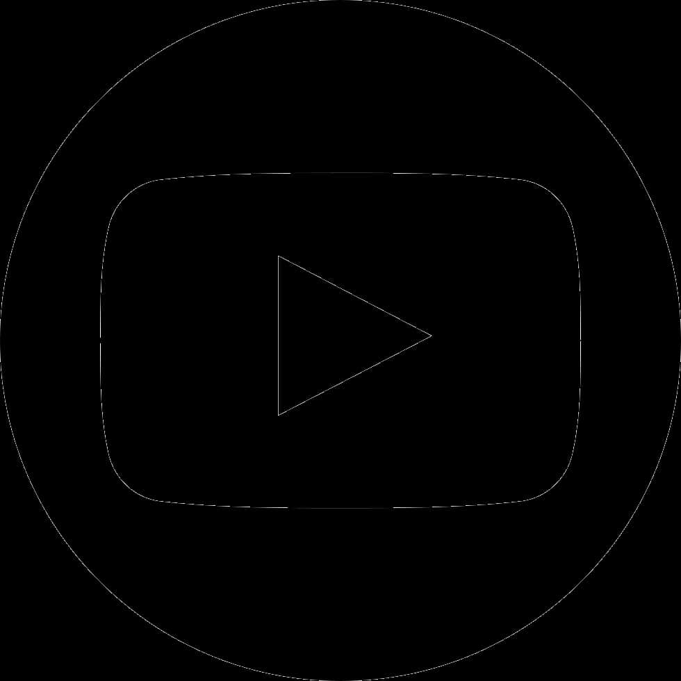 A Black Circle With A Play Button