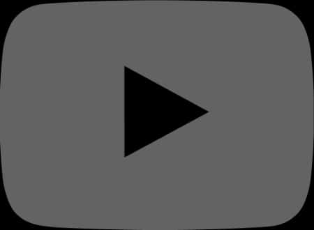 A Black Play Button On A Grey Background