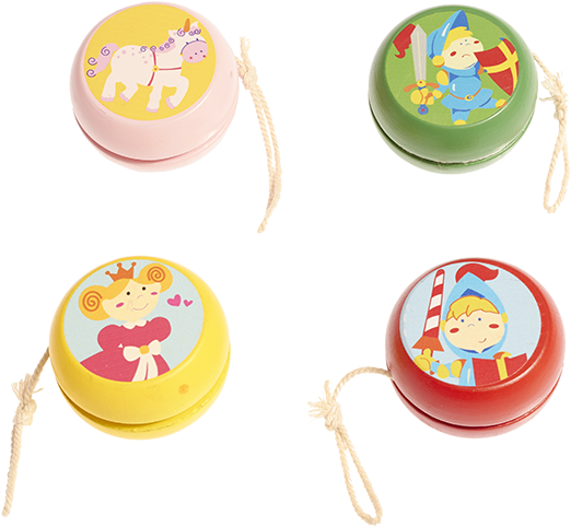 A Group Of Colorful Yo-yos