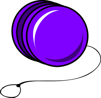 A Purple Circle With Black Background
