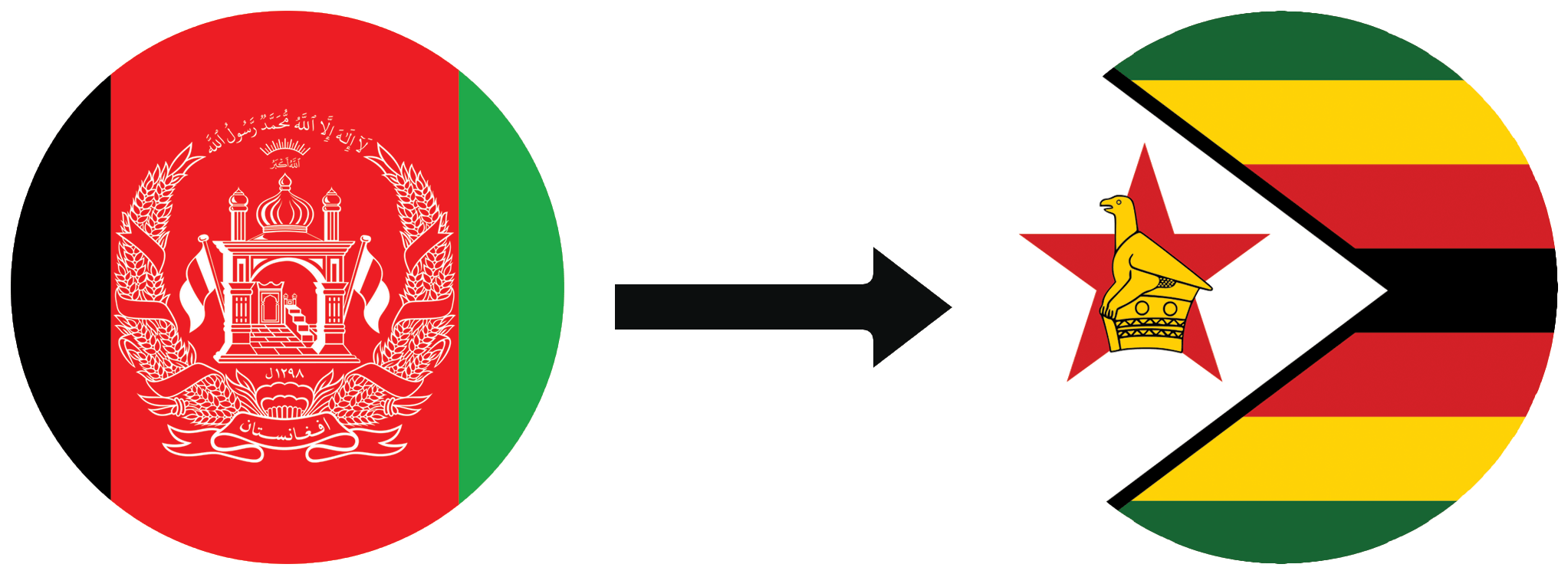 A Green Circle With Red Star And Arrow Pointing To A Black Arrow